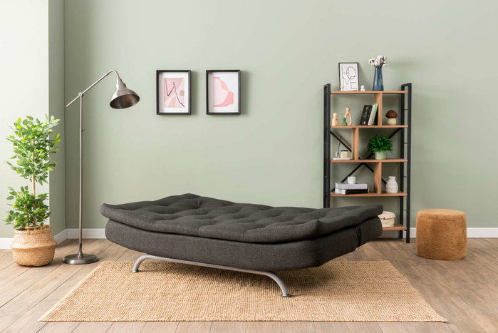Atelier Del Sofa Rivo Sofá-Cama de 3 Plazas Gris Oscuro Atelier Del Sofa Rivo Sofá-Cama de 3 Plazas Gris Oscuro